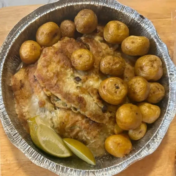 Filete De Pescado Asado.