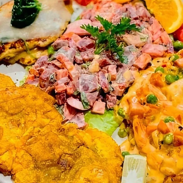 Filete Con Camarones.
