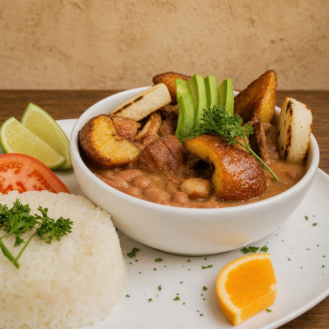 Cazuela de Frijoles.
