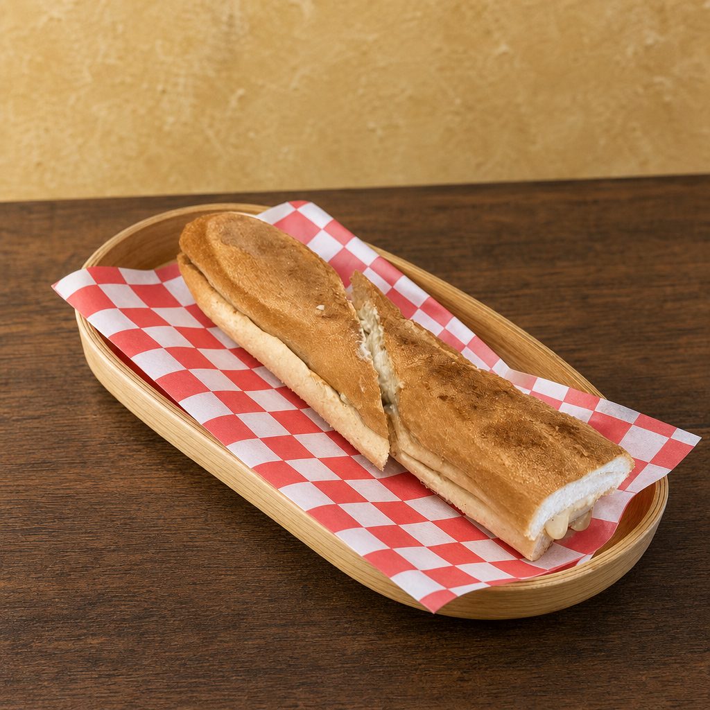 Sandwich Queso.