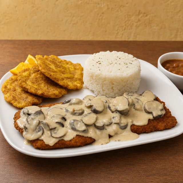 Milanesa de Pollo.