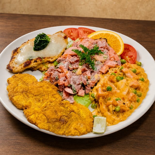 Filete con Camarones.
